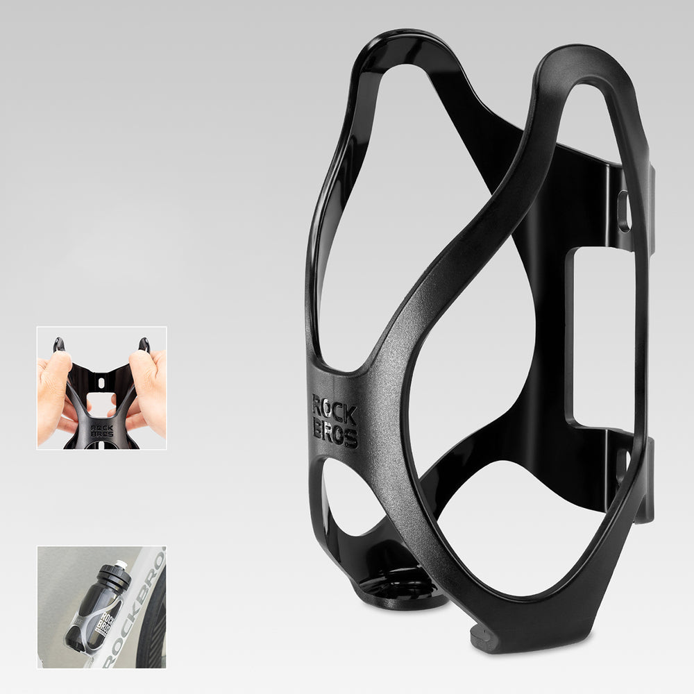 Rockbros LK24-H018 bottle holder plastic basket - black_2