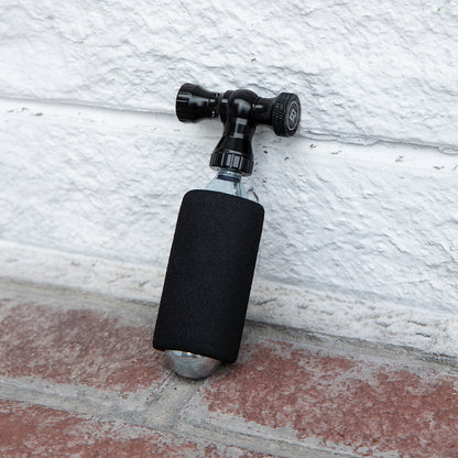 Rockbros CO₂ pump, aluminum alloy valve head, cartridge-free, Presta/Schrader compatible - black_9