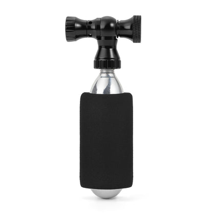 Rockbros CO₂ pump, aluminum alloy valve head, cartridge-free, Presta/Schrader compatible - black_1