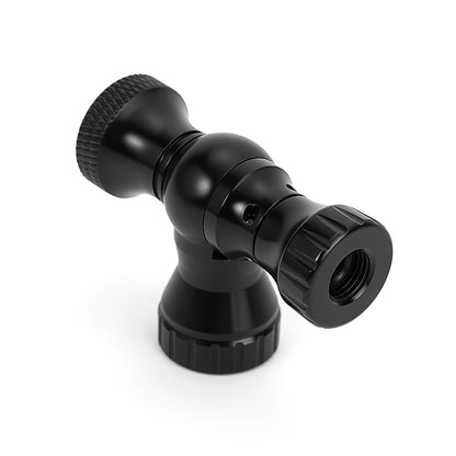 Rockbros CO₂ pump, aluminum alloy valve head, cartridge-free, Presta/Schrader compatible - black_2