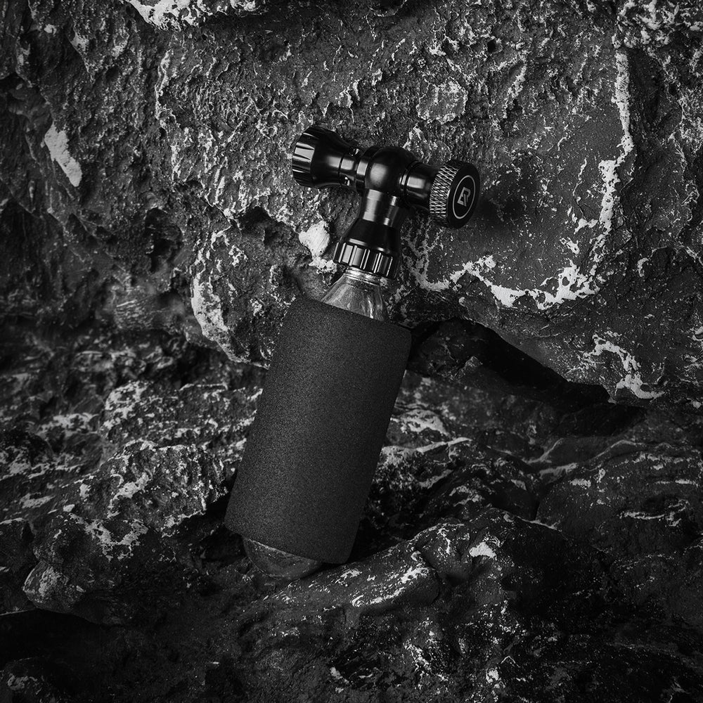 Rockbros CO₂ pump, aluminum alloy valve head, cartridge-free, Presta/Schrader compatible - black_8