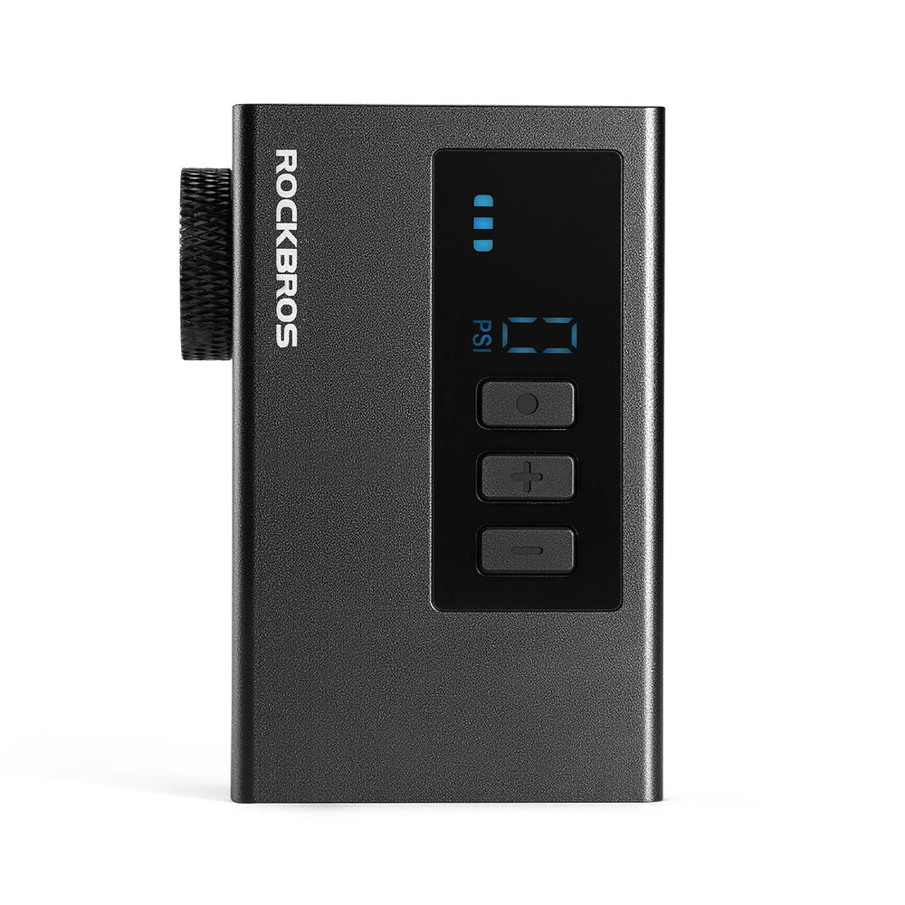 Rockbros AS240 PRO Cordless Pump 120 psi Compressor 420mAh - Black_1