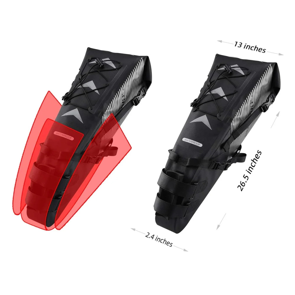 Rockbros AS-013 10L Seat Bag - Black_1