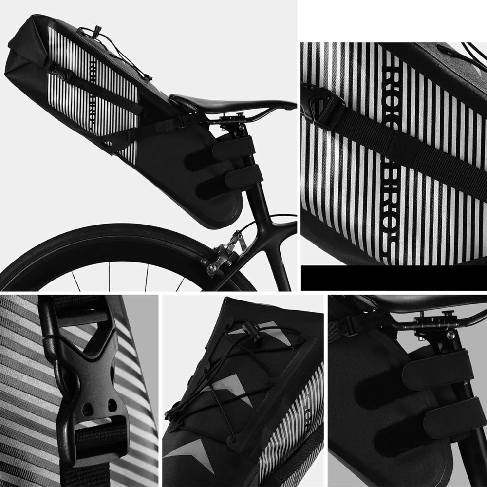 Rockbros AS-013 10L Seat Bag - Black_2
