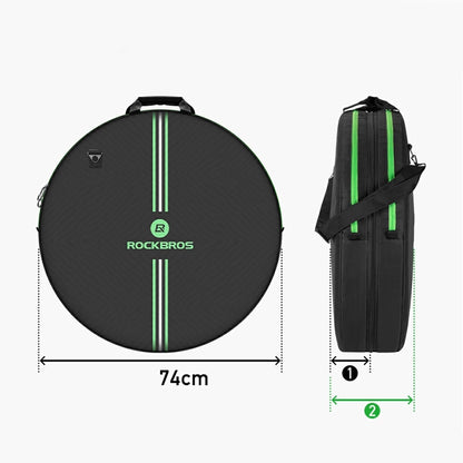 Rockbros D40 transport cover for ø74cm wheel - black_2