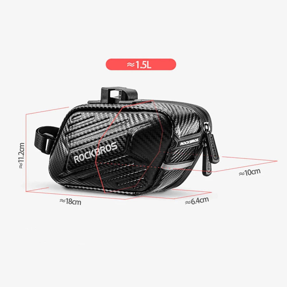 Rockbros B59 Bicycle Saddle Bag 1.5L - Black_5