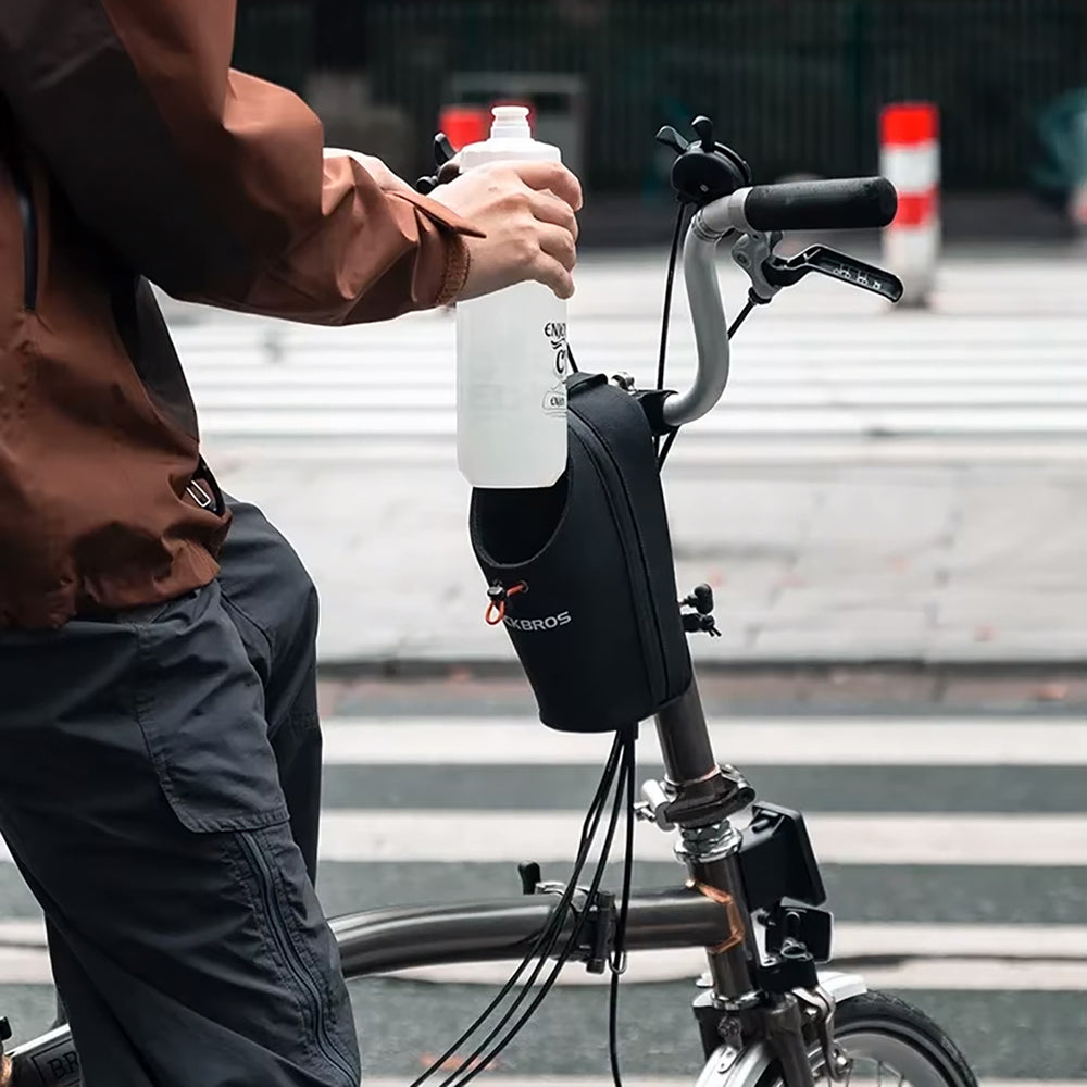 Rockbros P002 Handlebar Bag Compatible with Scooters and Folding City Bikes 1.5L - Black_1