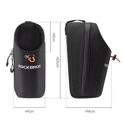 Rockbros P002 Handlebar Bag Compatible with Scooters and Folding City Bikes 1.5L - Black_6