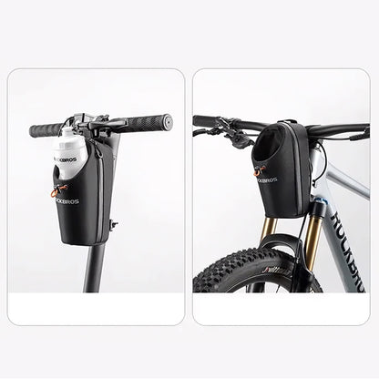 Rockbros P002 Handlebar Bag Compatible with Scooters and Folding City Bikes 1.5L - Black_7