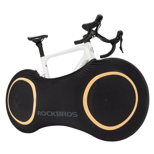 Rockbros D95 Elastic Cover Compatible with 26-29 Inch Gravel, Mountain, City, Road Bikes 700C (71×152 cm) - Black_0