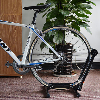 Rockbros T30 Folding Bike Stand for Front or Rear Wheel Compatible with 24-27.5 Inch and 700C Wheels - Black_6