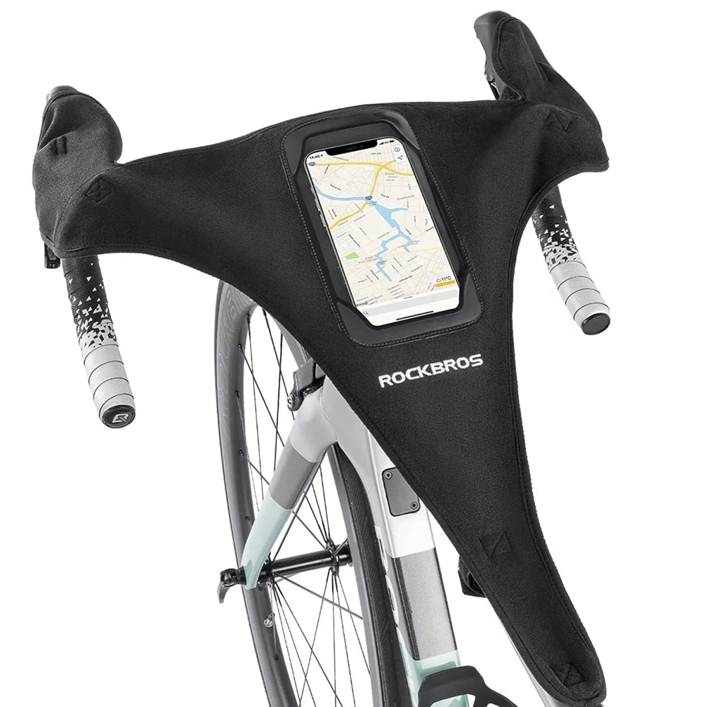 Rockbros D78 Sweat Cover with Pocket and Phone Window - Black_0