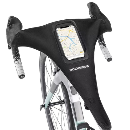 Rockbros D78 Sweat Cover with Pocket and Phone Window - Black_0