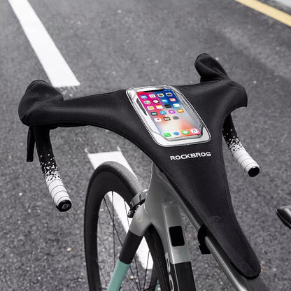 Rockbros D78 Sweat Cover with Pocket and Phone Window - Black_3