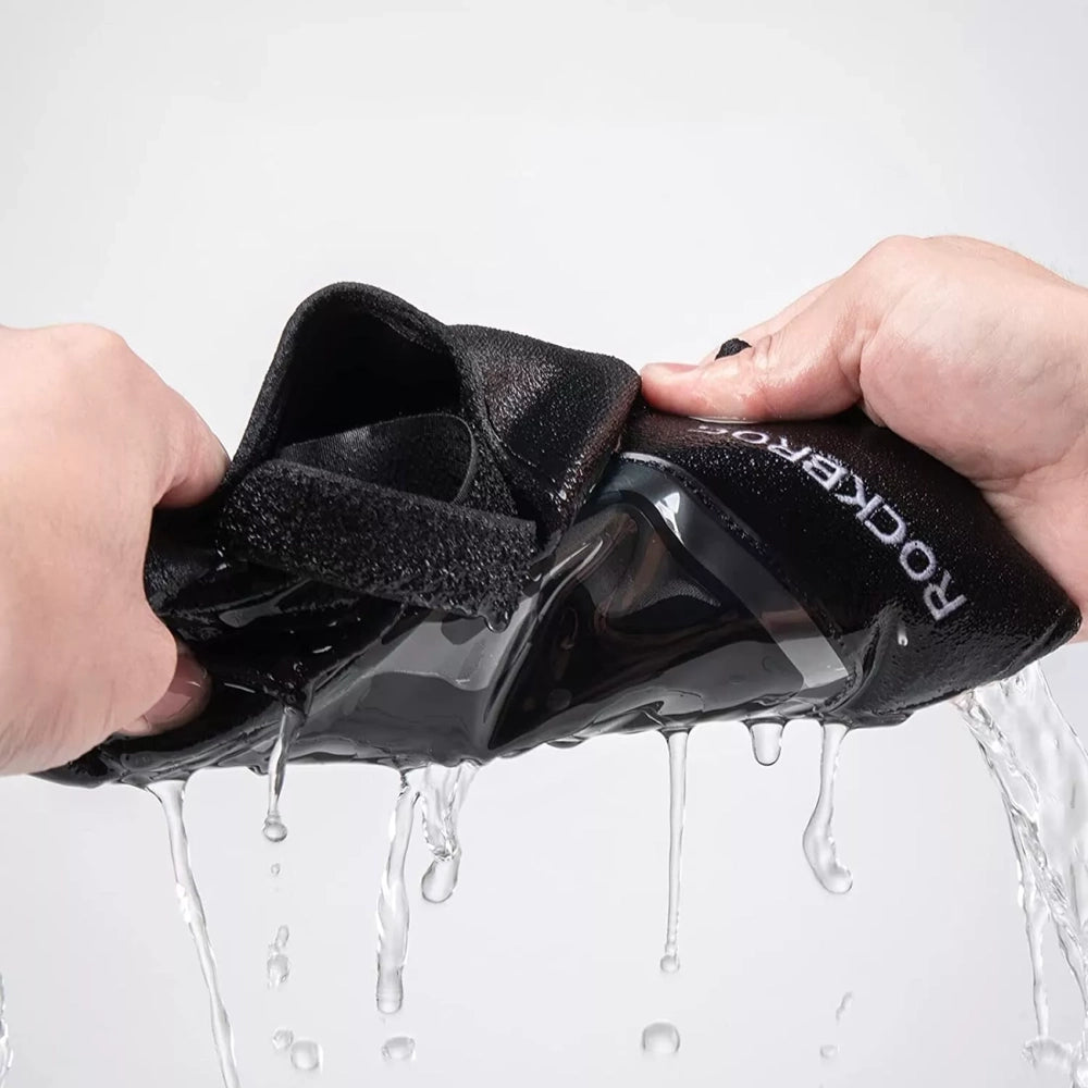 Rockbros D78 Sweat Cover with Pocket and Phone Window - Black_5