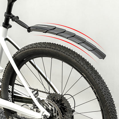 Rockbros FK-810 Folding Telescopic Bicycle Fender Set - Black_9
