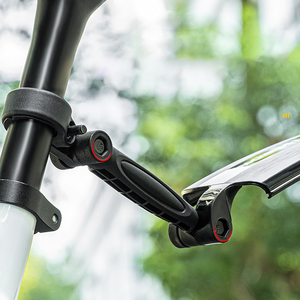 Rockbros FK-810 Folding Telescopic Bicycle Fender Set - Black_3