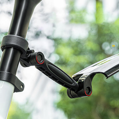 Rockbros FK-810 Folding Telescopic Bicycle Fender Set - Black_3