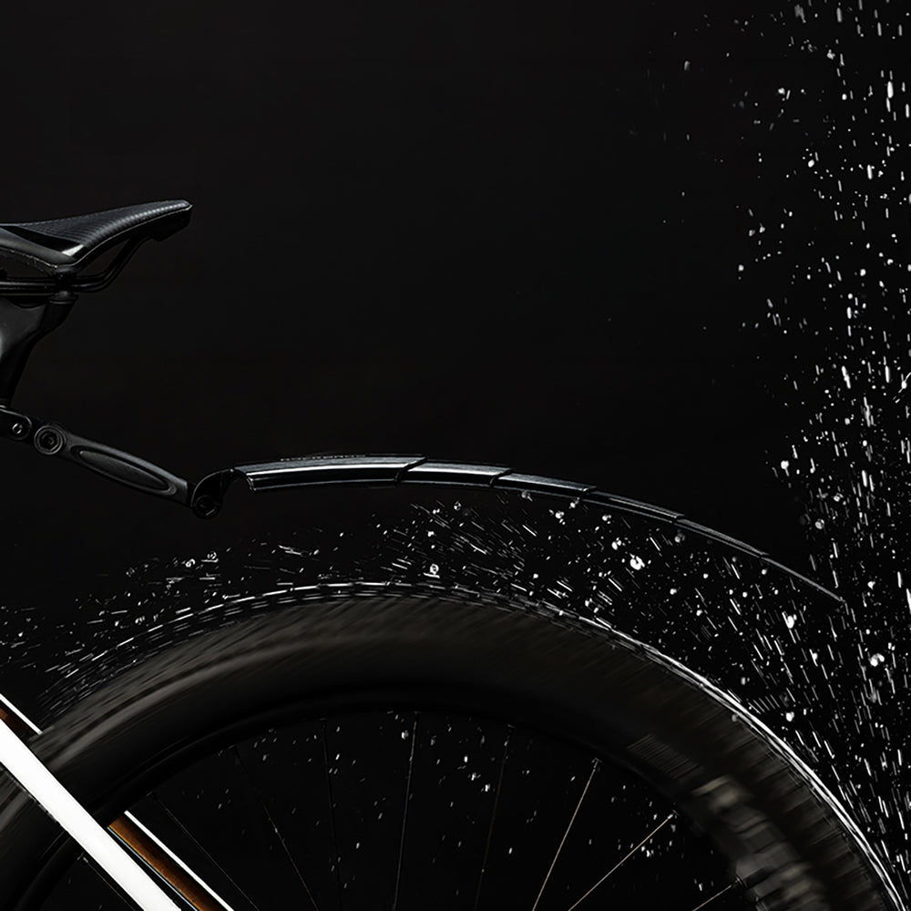 Rockbros FK-810 Folding Telescopic Bicycle Fender Set - Black_4