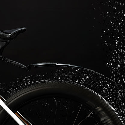 Rockbros FK-810 Folding Telescopic Bicycle Fender Set - Black_4