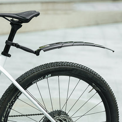 Rockbros FK-810 Folding Telescopic Bicycle Fender Set - Black_6