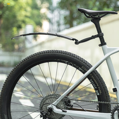 Rockbros FK-810 Folding Telescopic Bicycle Fender Set - Black_8