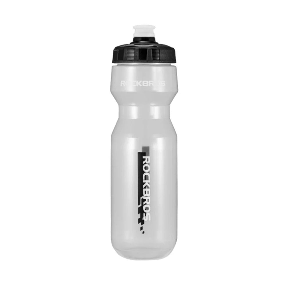 Rockbros 750 ml Bicycle Bottle - Transparent with Black Mouthpiece_0