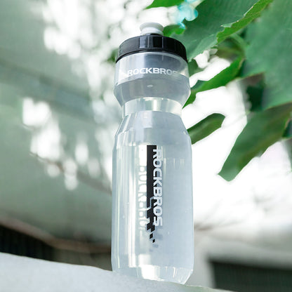 Rockbros 750 ml Bicycle Bottle - Transparent with Black Mouthpiece_1