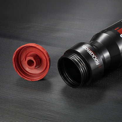 Rockbros 750 ml Bike Bottle - Transparent Black with Red Mouthpiece_6