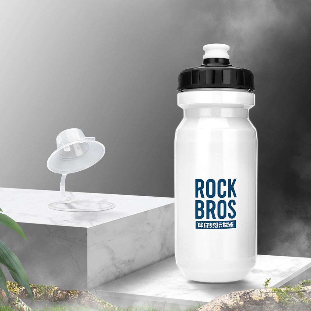 Rockbros 600 ml Bike Bottle - White_2