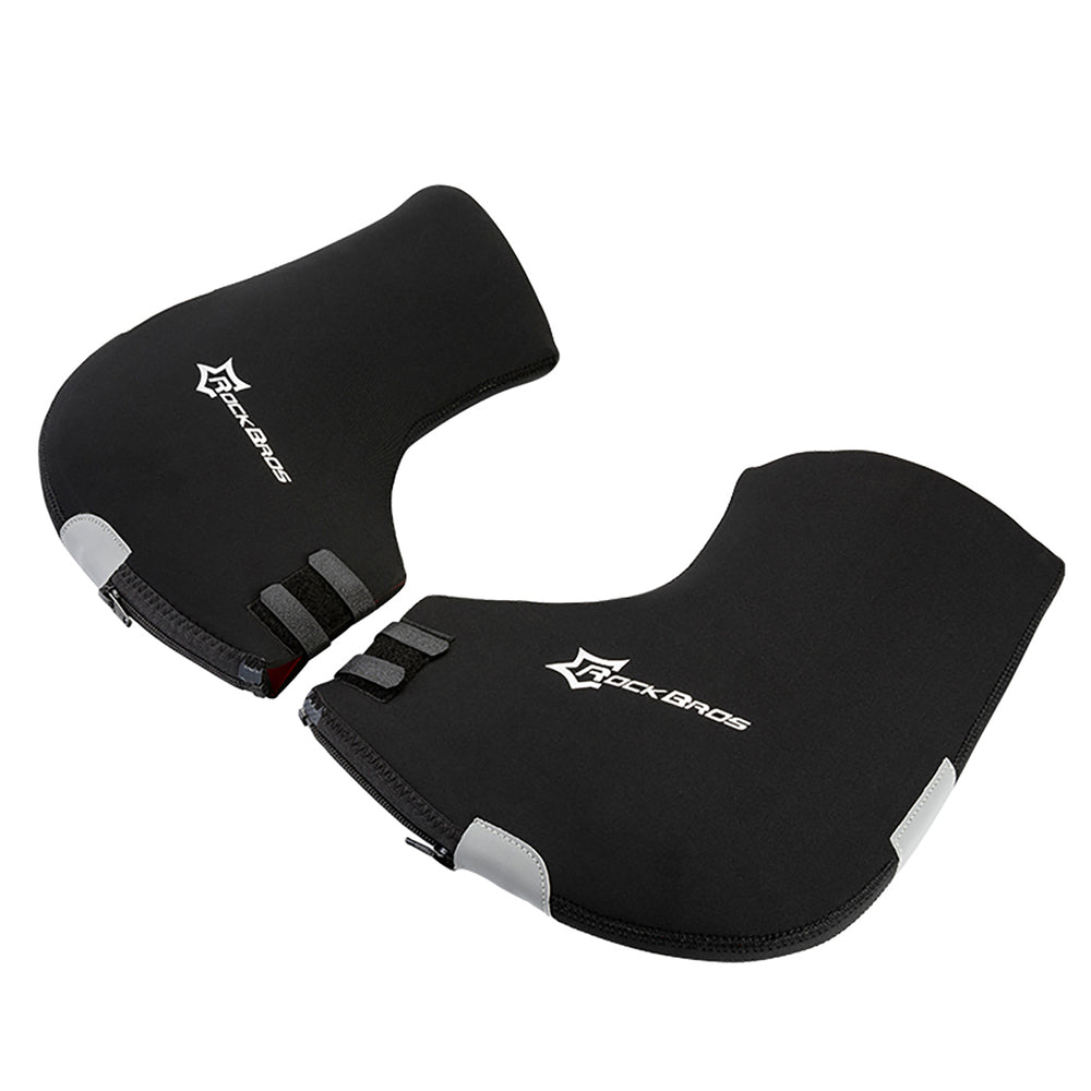 Rockbros D16-B Motorcycle-Compatible Windproof Waterproof Handlebar Gloves - Black_0