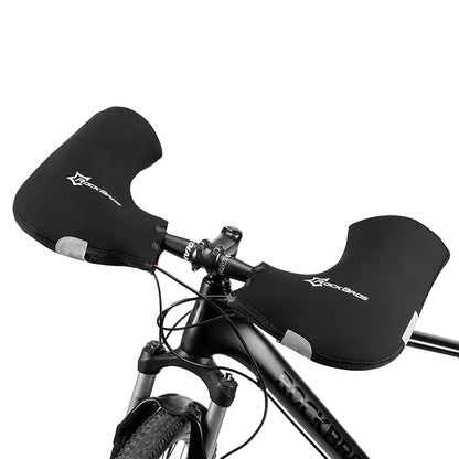 Rockbros D16-B Motorcycle-Compatible Windproof Waterproof Handlebar Gloves - Black_1