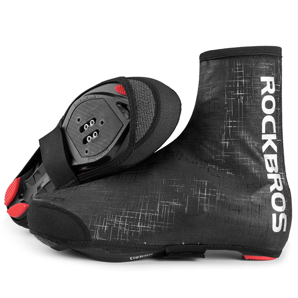 Rockbros LF1081 Windproof Waterproof Shoe Covers 42-46 cm - Black_0