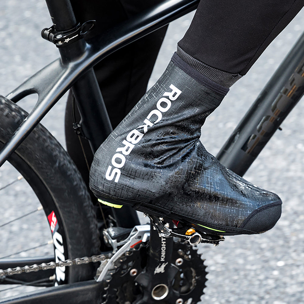 Rockbros LF1081 Windproof Waterproof Shoe Covers 42-46 cm - Black_11
