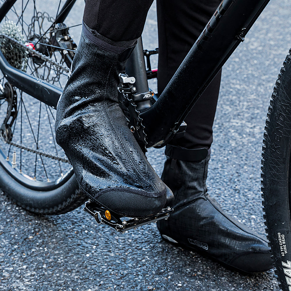 Rockbros LF1081 Windproof Waterproof Shoe Covers 42-46 cm - Black_4