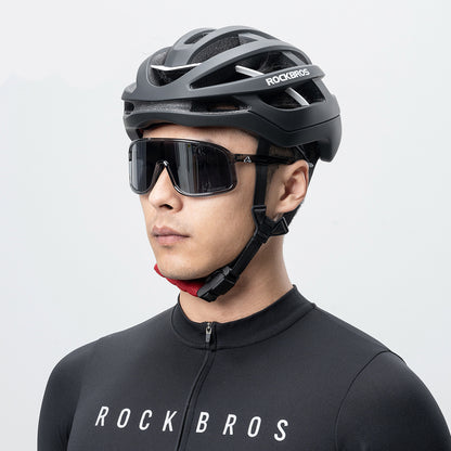 Rockbros HC-58BK-M Bike Helmet 55-58 cm - Black and Gray_3