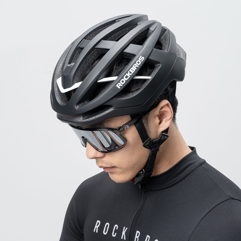 Rockbros HC-58BK-L Bike Helmet 58-61 cm - Black and Gray_4
