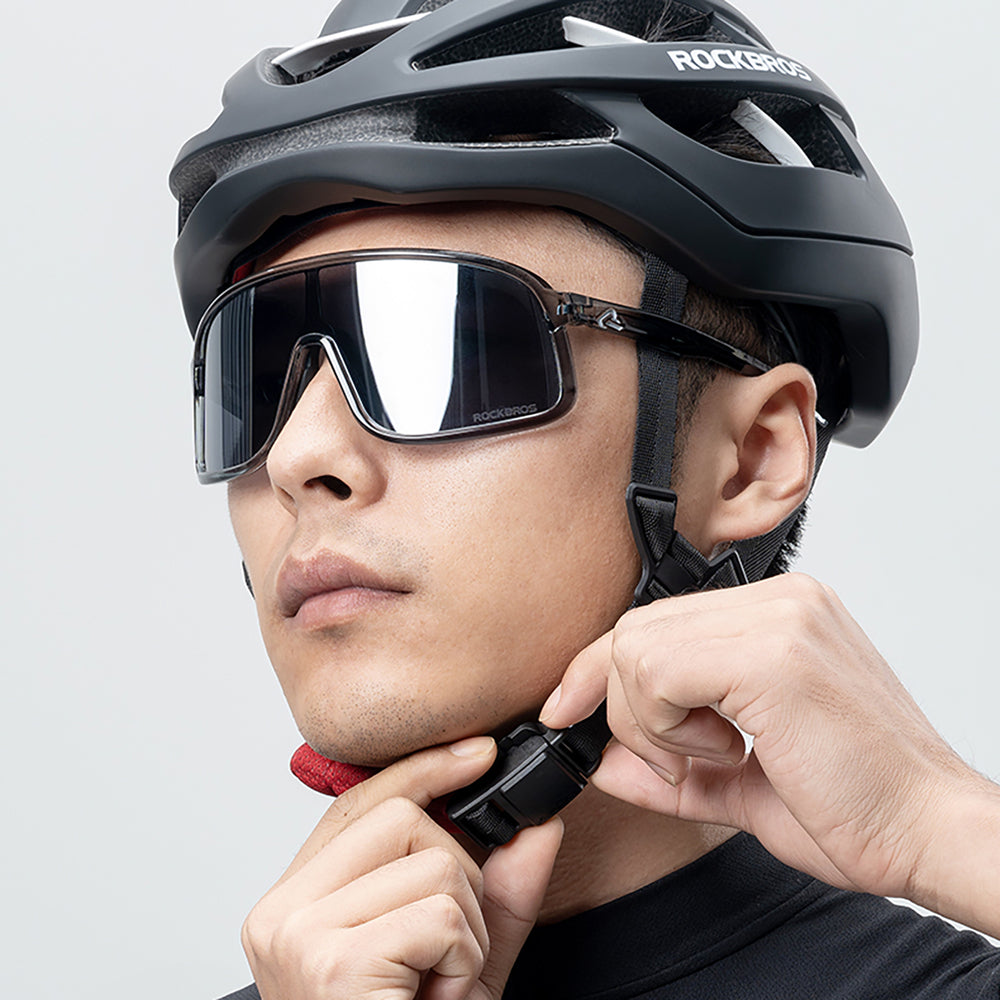Rockbros HC-58BK-L Bike Helmet 58-61 cm - Black and Gray_5