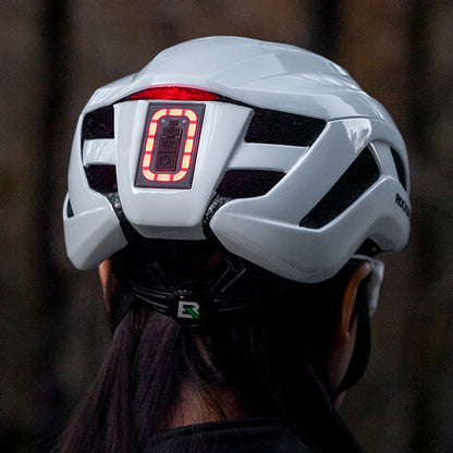 Rockbros ZK-077 Bicycle Helmet with Integrated Multi-Directional Lighting 57-61 cm - White_4