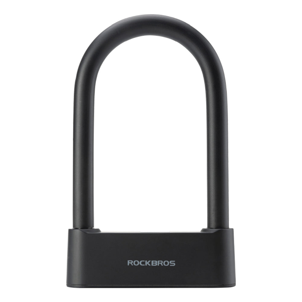 Rockbros 32210818001 SMART Bicycle Lock with Fingerprint Reader and Bluetooth Connectivity - Black_0