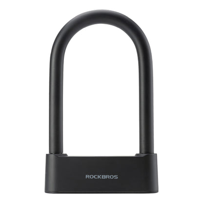 Rockbros 32210818001 SMART Bicycle Lock with Fingerprint Reader and Bluetooth Connectivity - Black_0