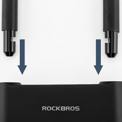 Rockbros 32210818001 SMART Bicycle Lock with Fingerprint Reader and Bluetooth Connectivity - Black_6