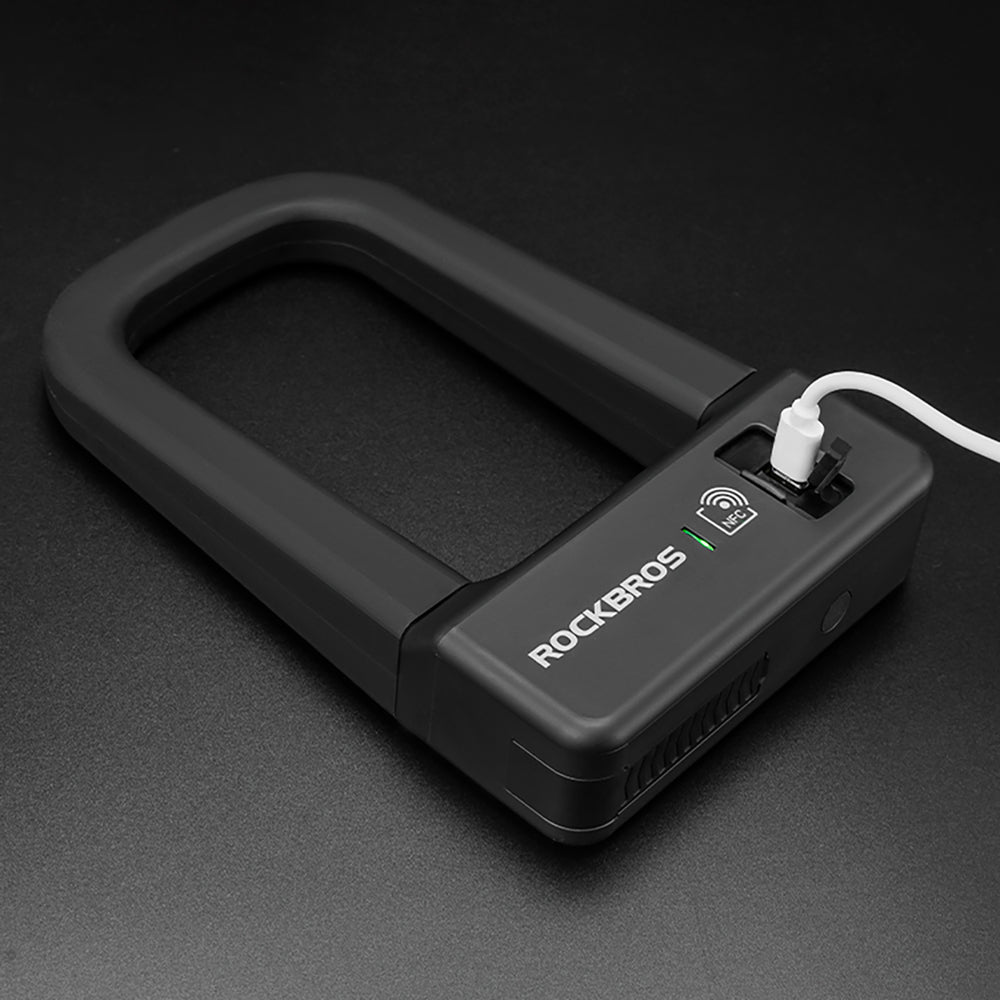 Rockbros RBNS1 SMART Bike Lock with NFC Reader - Black_12