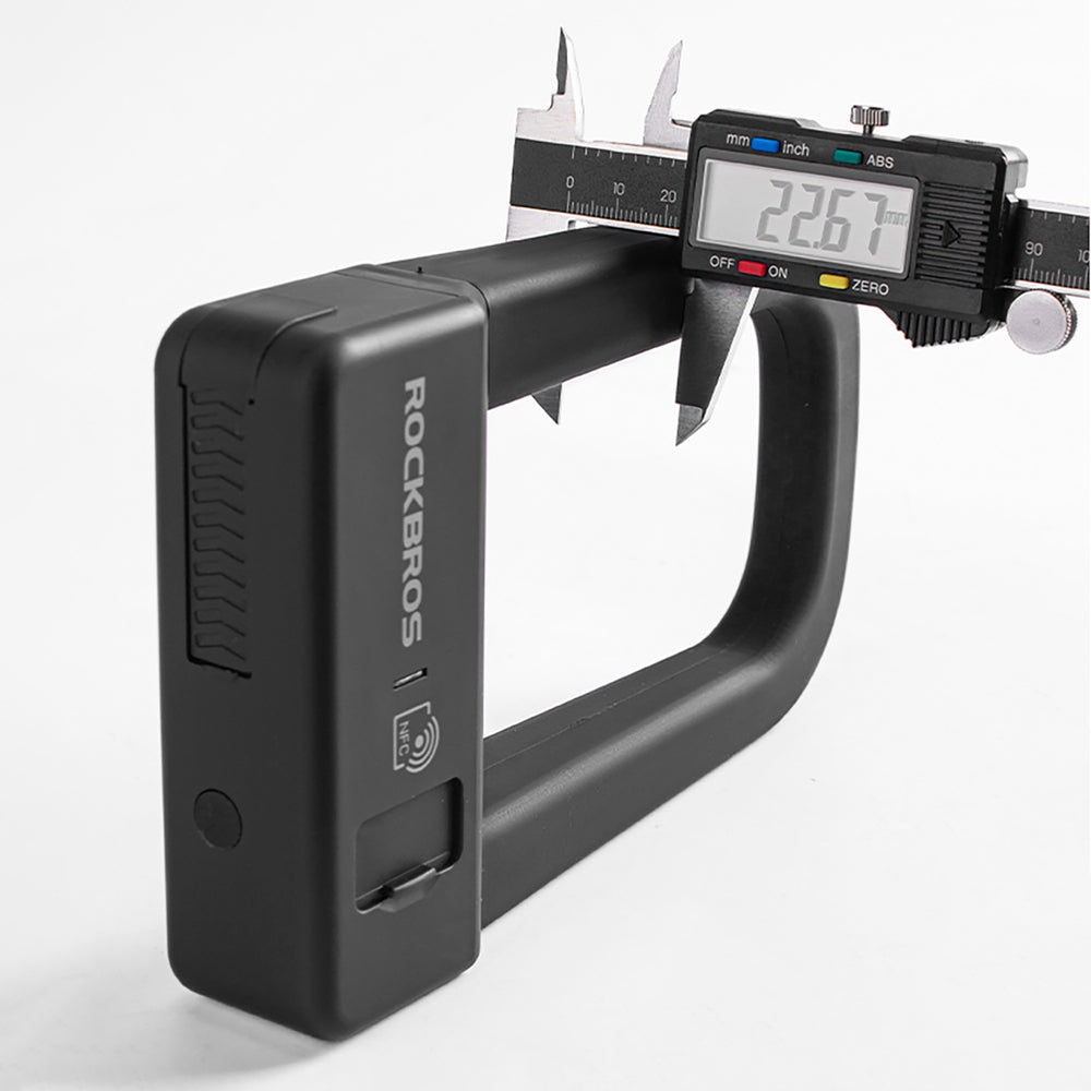 Rockbros RBNS1 SMART Bike Lock with NFC Reader - Black_3