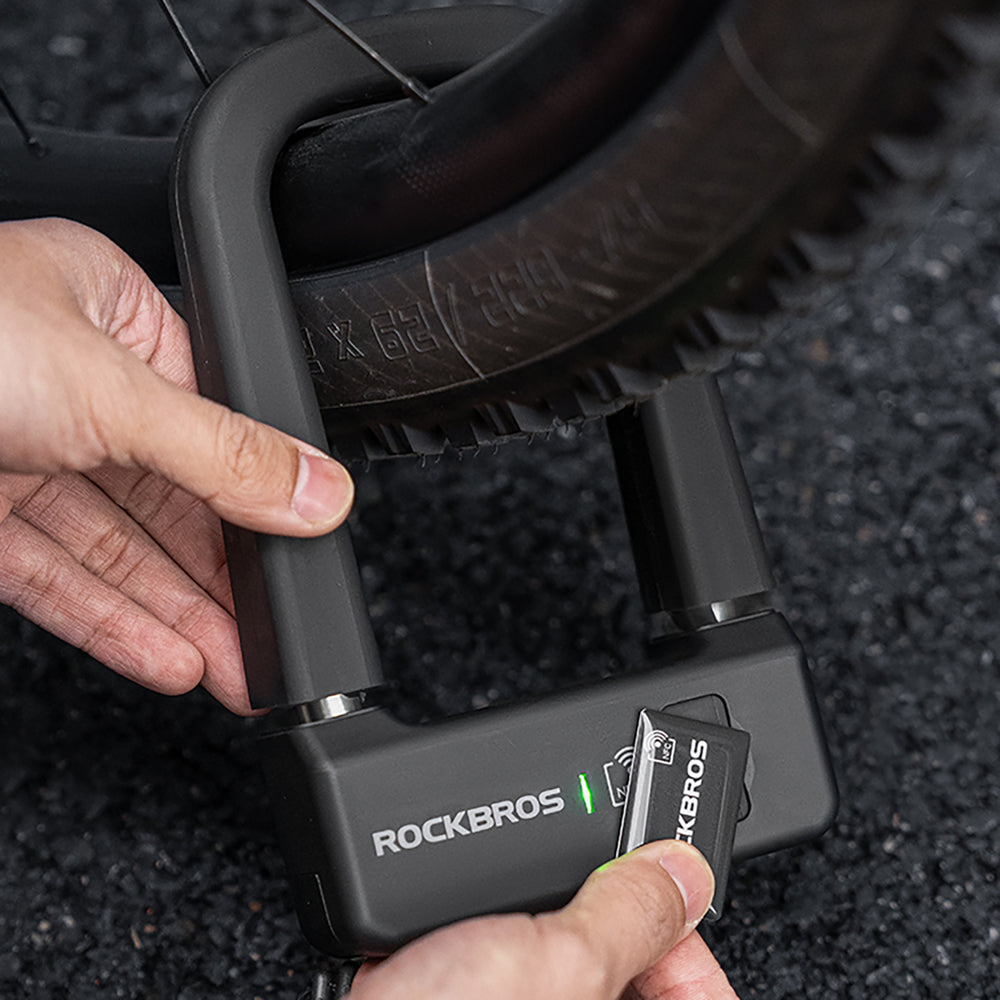 Rockbros RBNS1 SMART Bike Lock with NFC Reader - Black_5