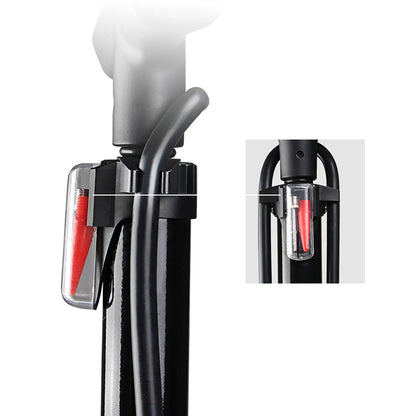 Rockbros GP6532B Floor Pump with Pressure Gauge - Black and Orange_7
