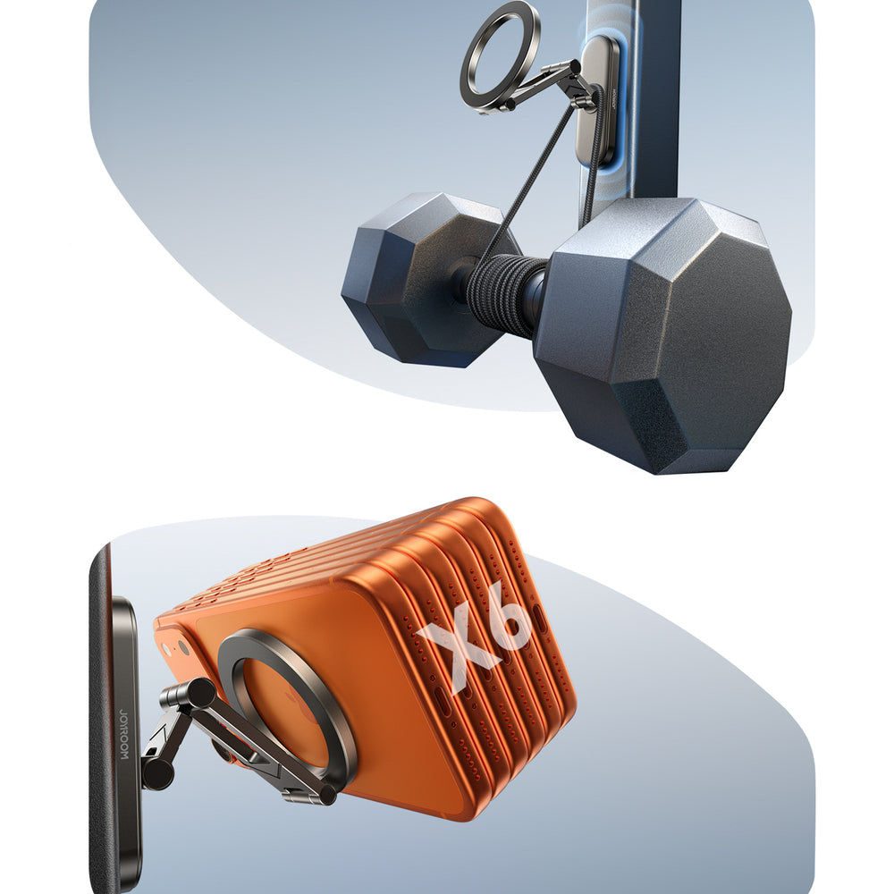 Joyroom JR-ZS520 magnetic phone holder for metal surfaces - titanium_9