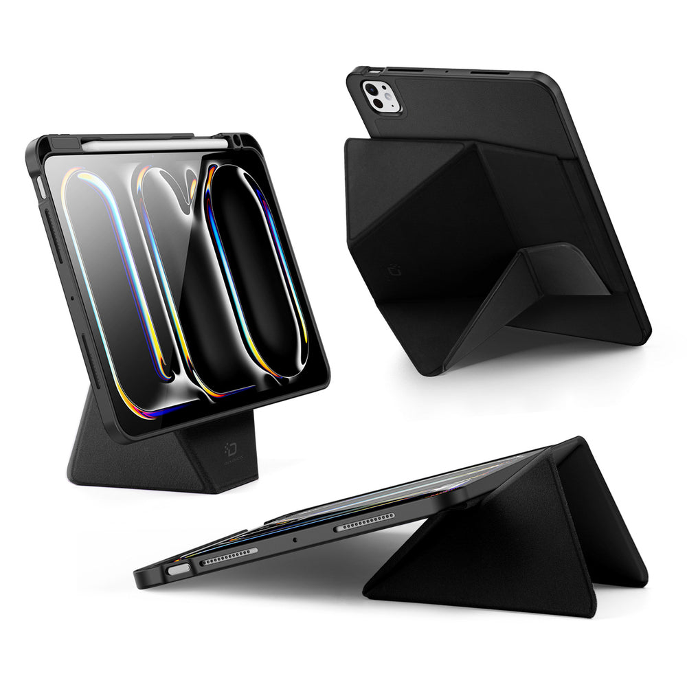 Dux Ducis Vers Case for iPad Pro 11" (2024/2025) with Stand and Apple Pencil Holder - Black_1