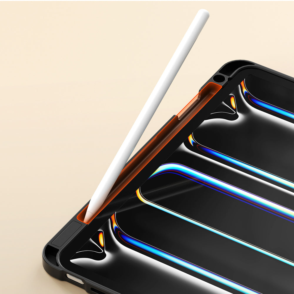 Dux Ducis Vers Case for iPad Pro 11" (2024/2025) with Stand and Apple Pencil Holder - Black_8