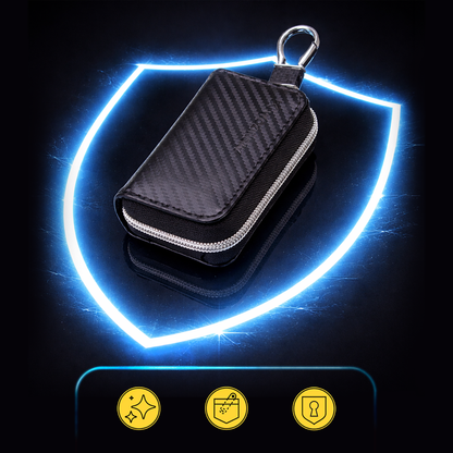 Wozinsky WBS-20 RFID Anti-Theft Car Key Case - Faraday Cage - Black_10